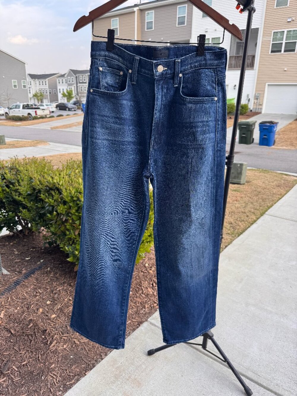 MOTHER The Rambler Zip Ankle High Tide SIZE 28